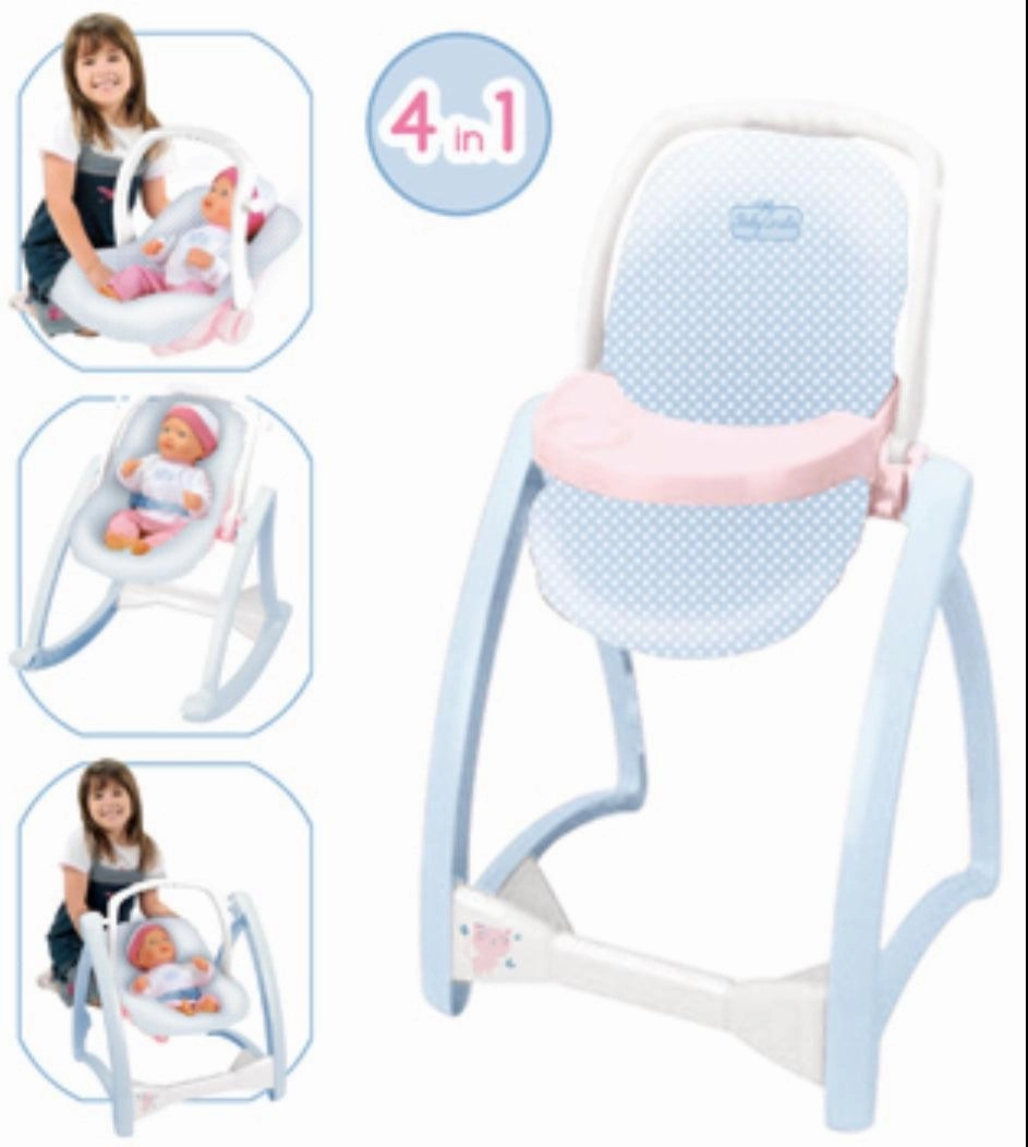 Klein 1682 Princess Coralie Doll High Chair 4 in 1