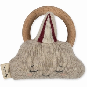 Konges Sljd Activity Rings Wood Cloud/Off White