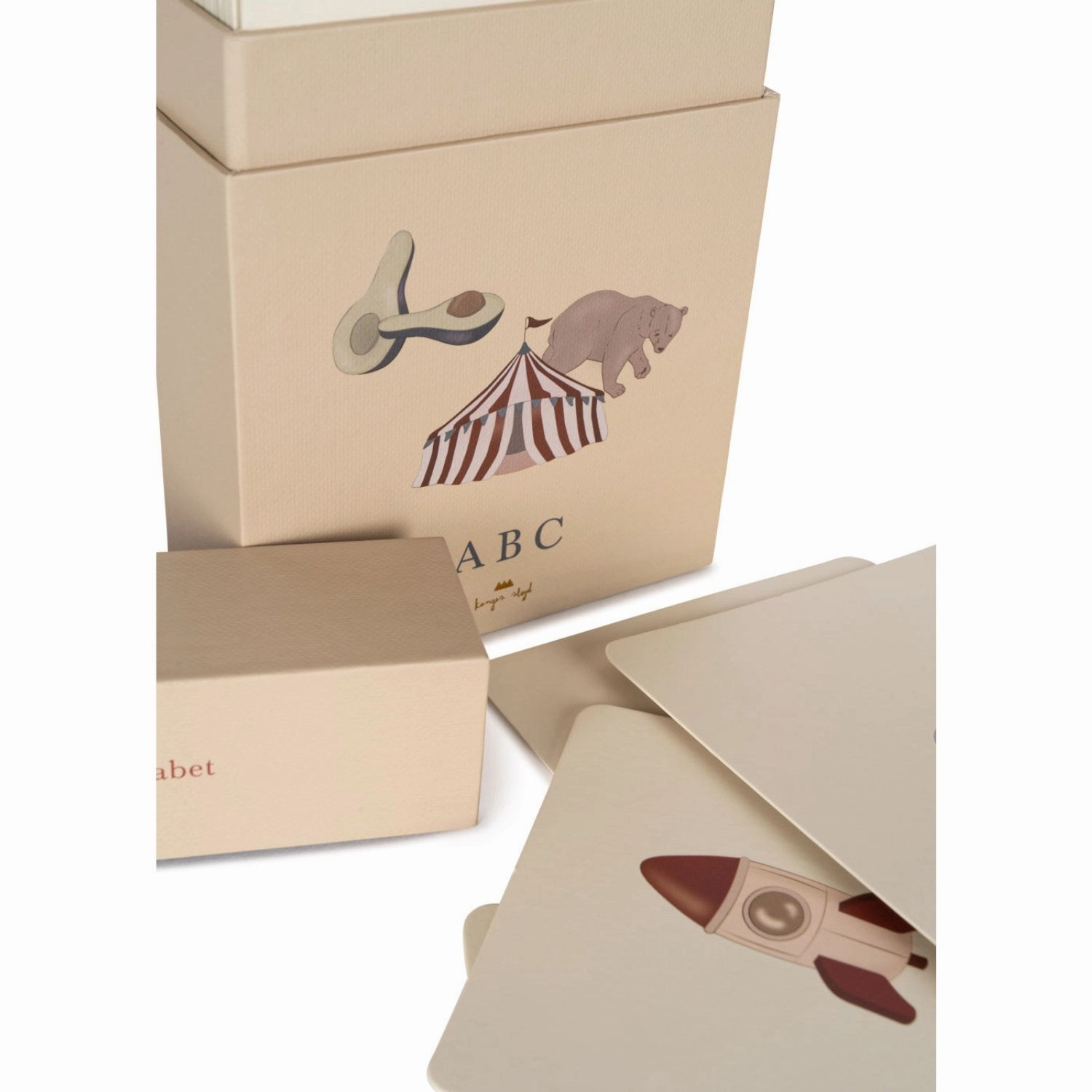 Konges Sljd Alphabet Cardboard Learning Cards Fsc
