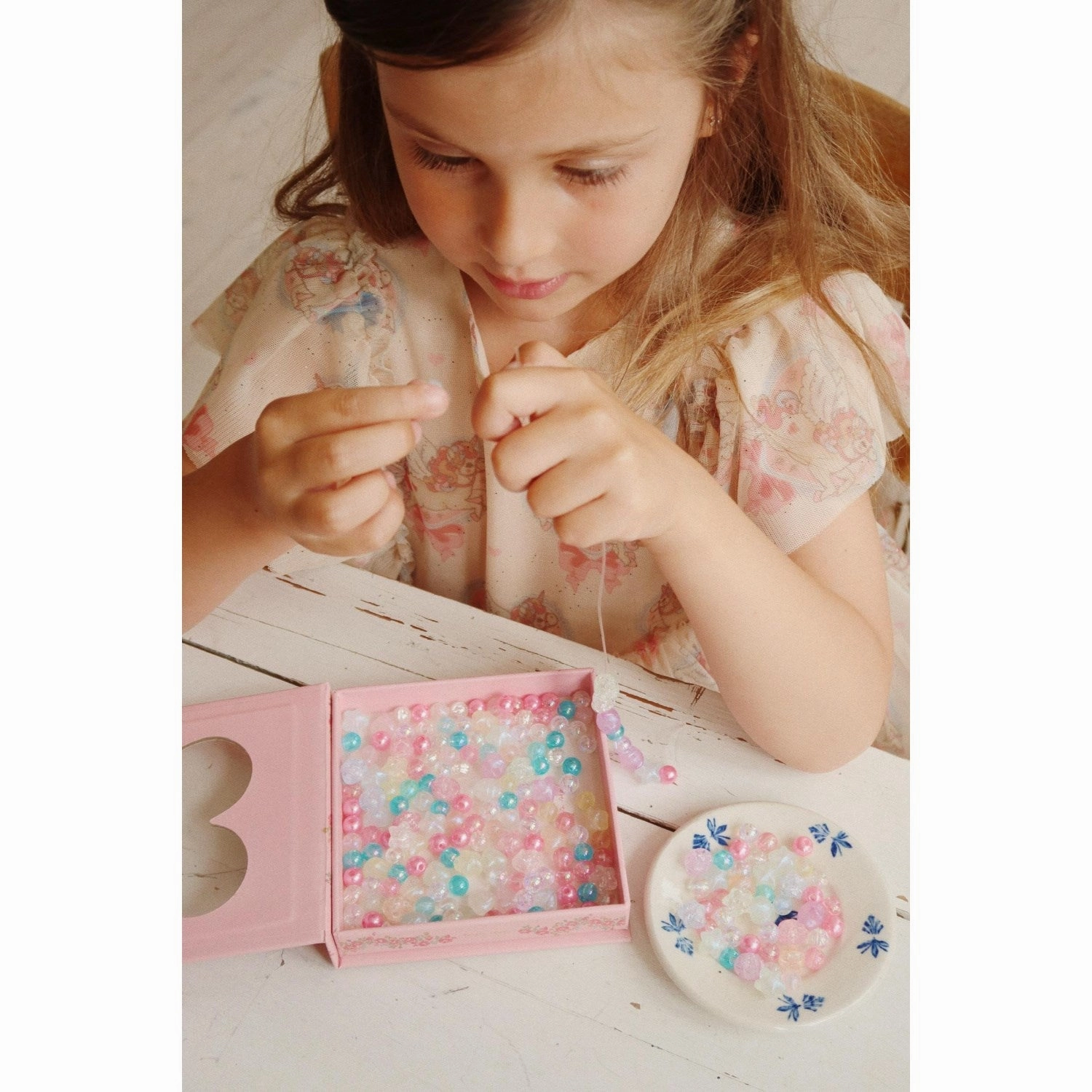 Konges Sljd Blue/Pink Box Of Pearls Fsc