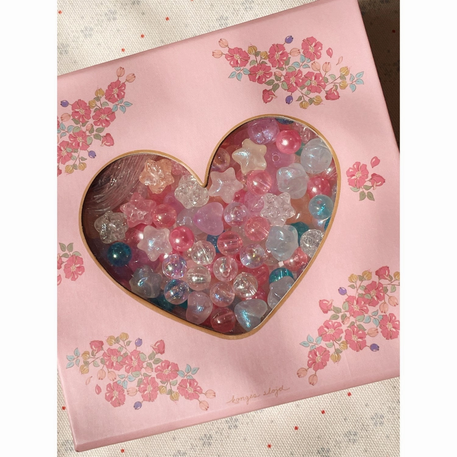 Konges Sljd Blue/Pink Box Of Pearls Fsc