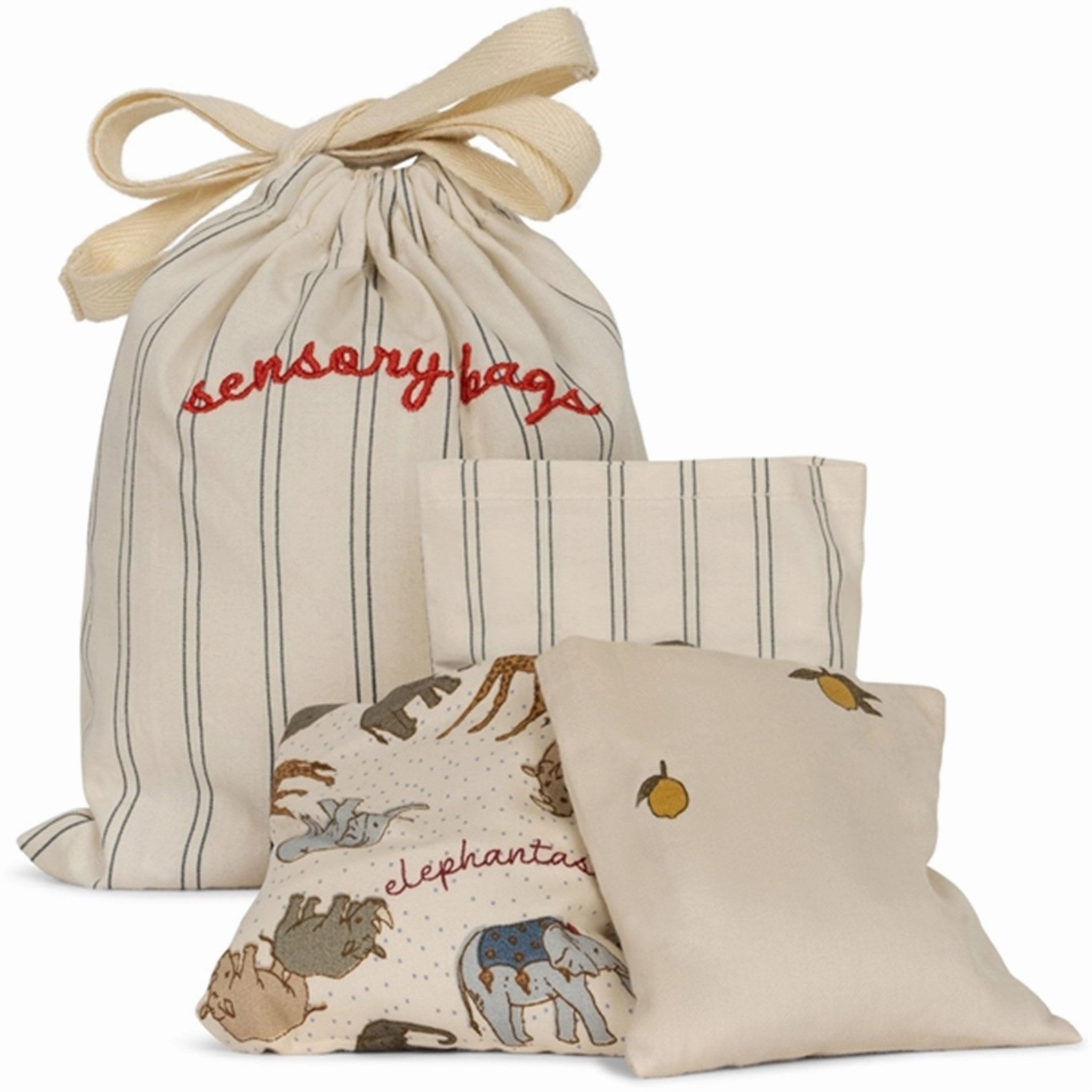 Konges Sljd Blue Stripe Sensory Bags