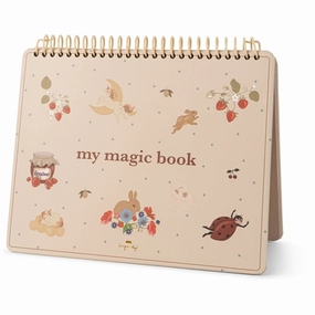 Konges Sljd Colouring Book Magic Water Off White