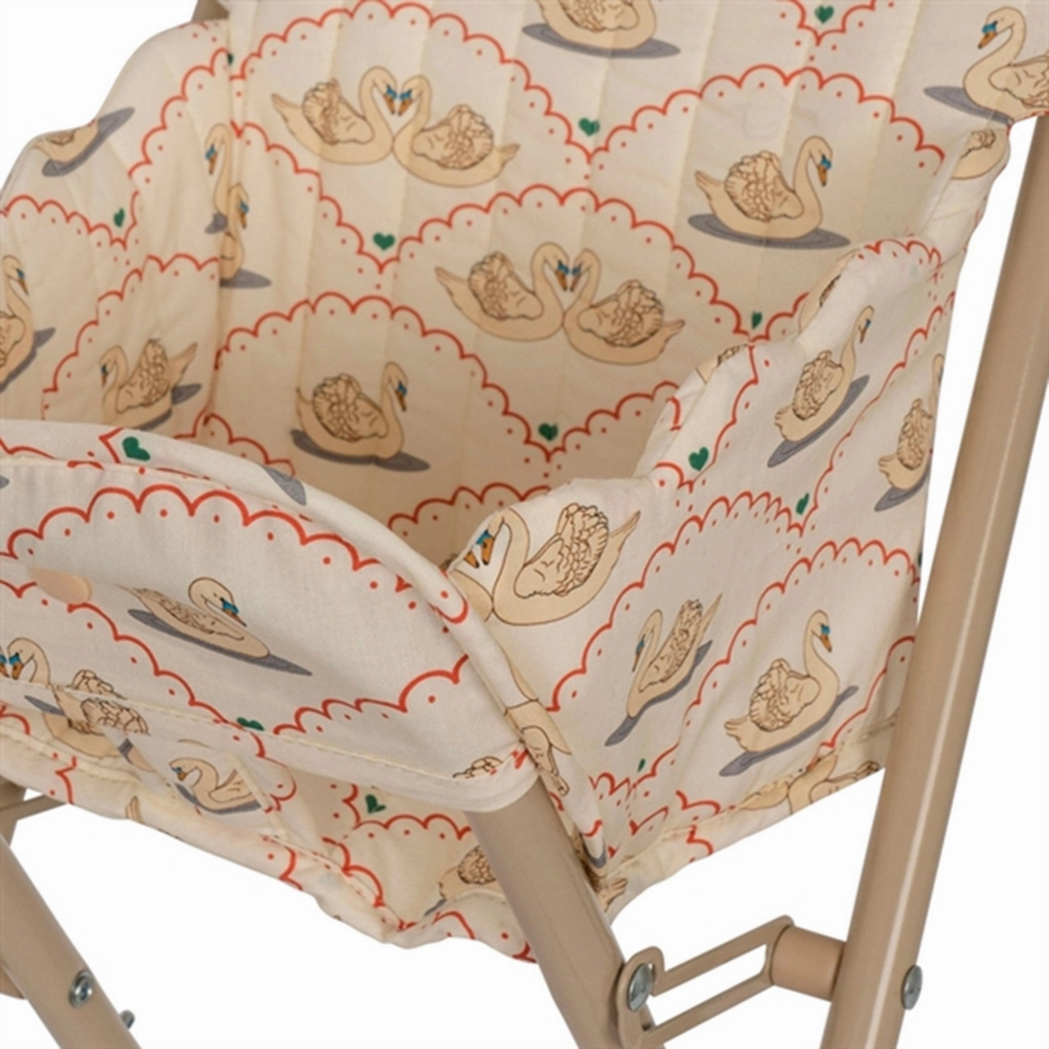 Konges Sljd Doll High Chair Swan