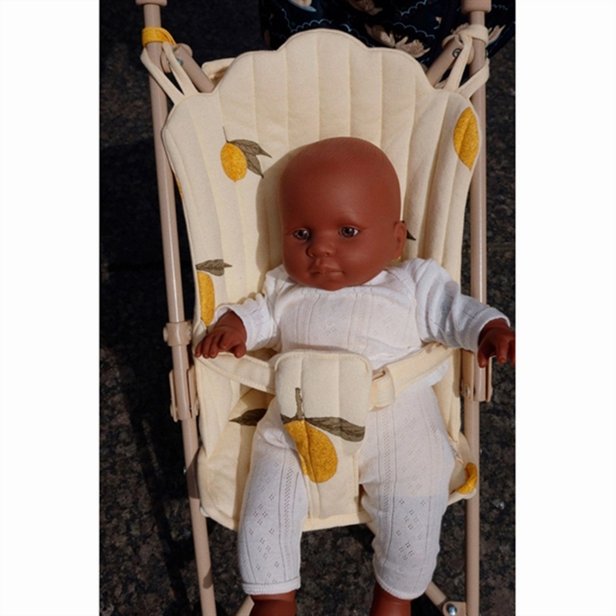 Konges Sljd Dukke Stroller Glitter Mon Grand Citron Glitter