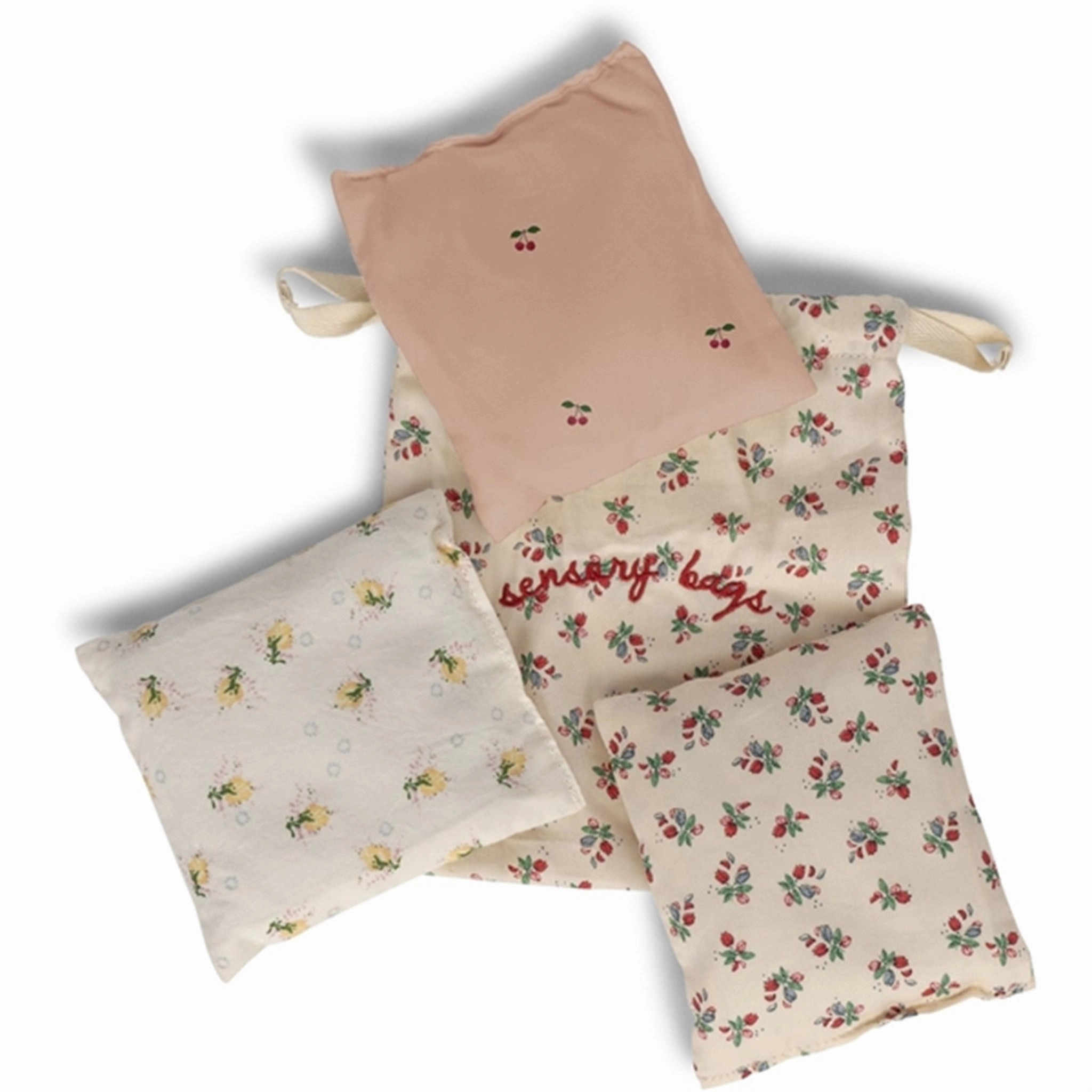 Konges Sljd Fleur Tricolore Sensory Bags