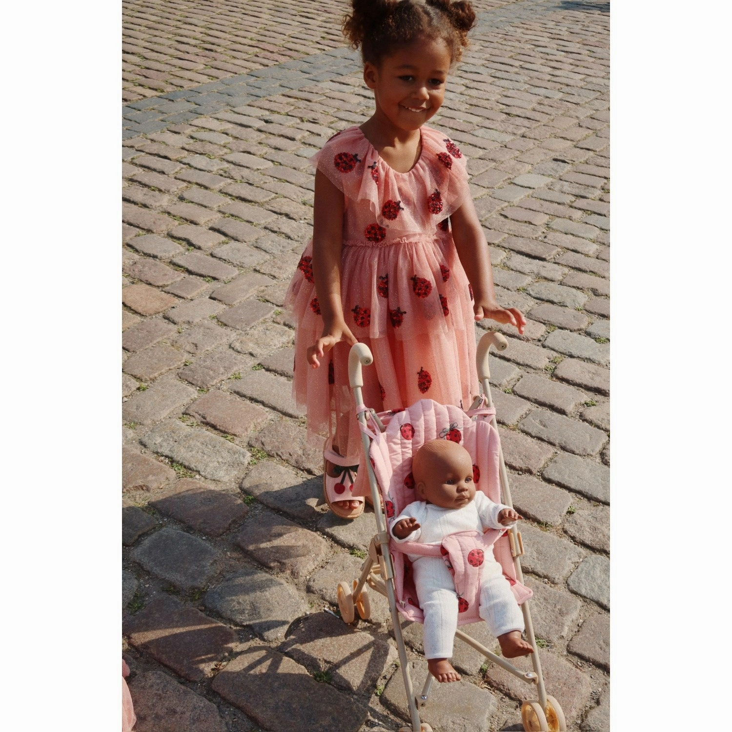 Konges Sljd Ladybug Glitter Doll Ladybug Glitter Stroller