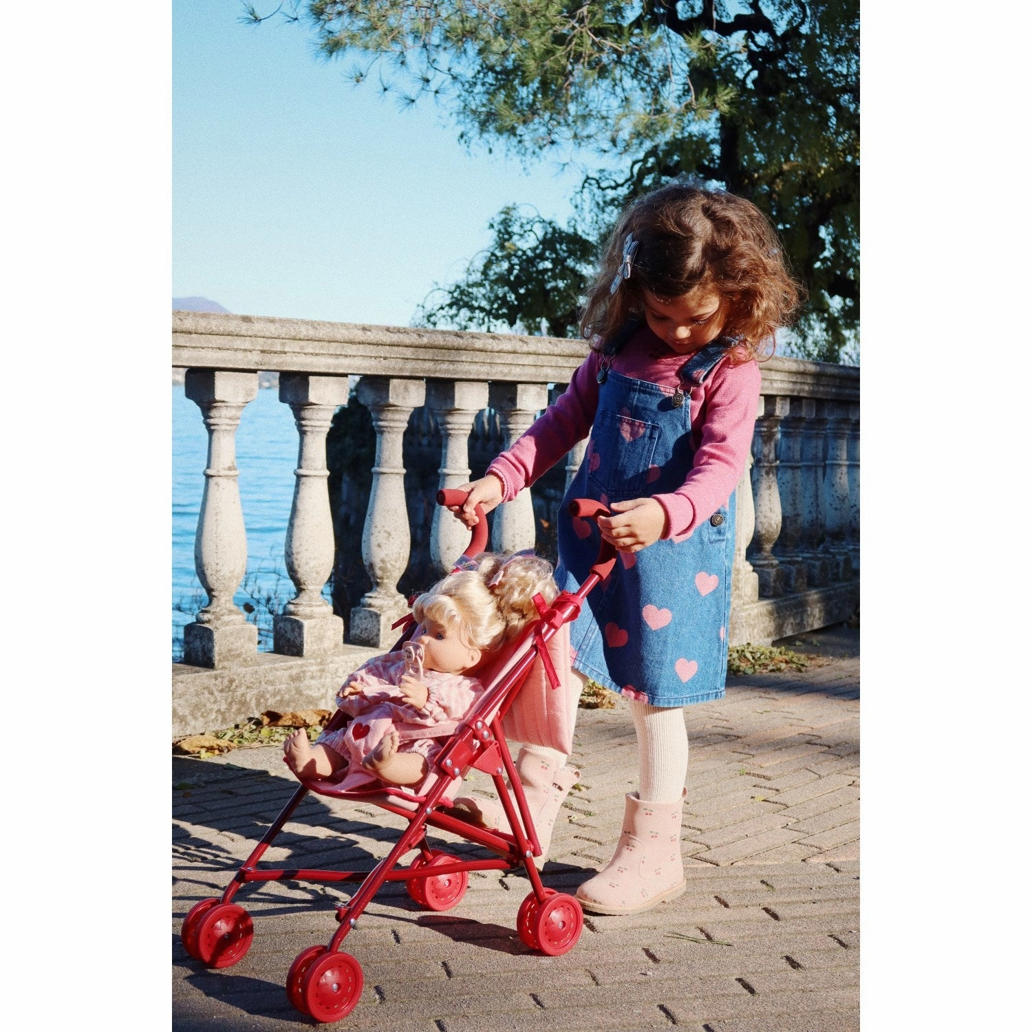 Konges Sljd Mellow Rose Doll Stroller
