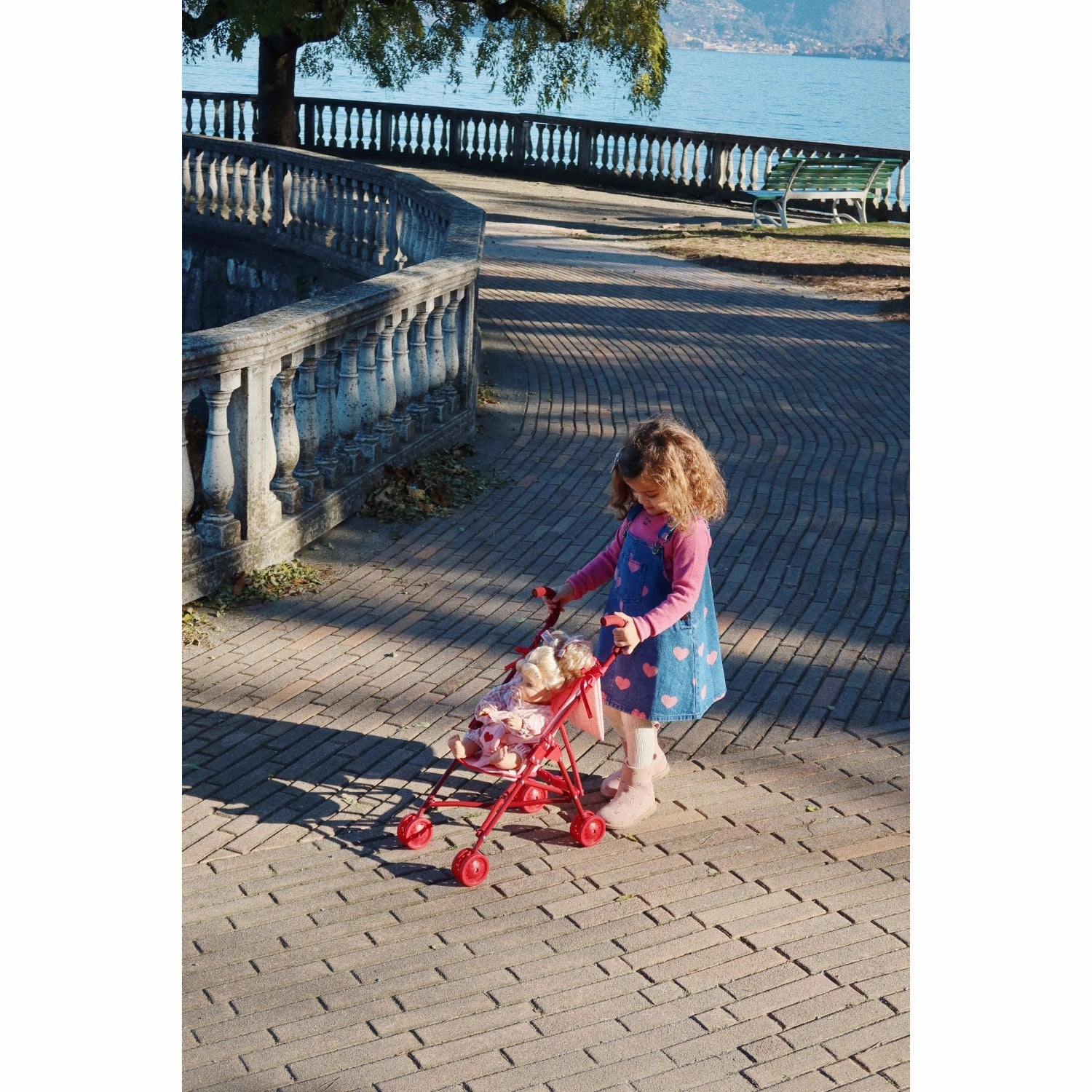 Konges Sljd Mellow Rose Doll Stroller