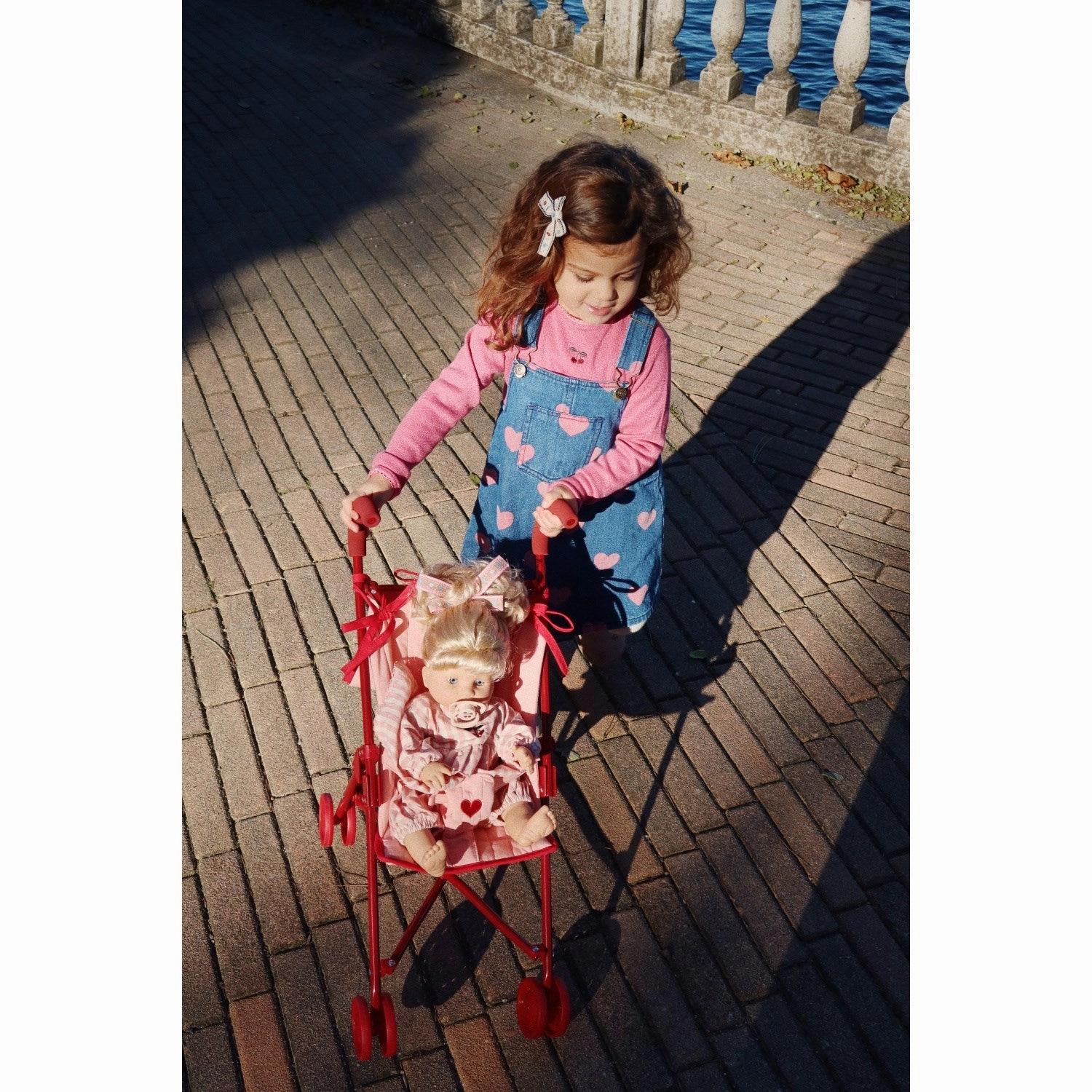 Konges Sljd Mellow Rose Doll Stroller