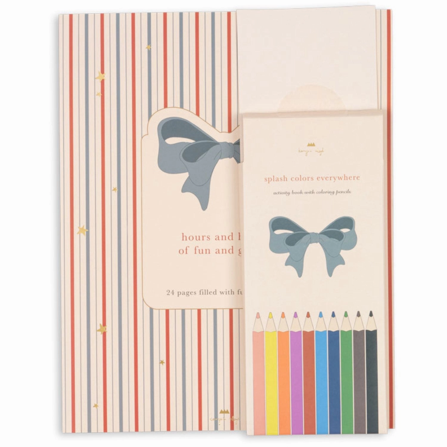 Konges Sljd Multi Activity Book With Color Pencils