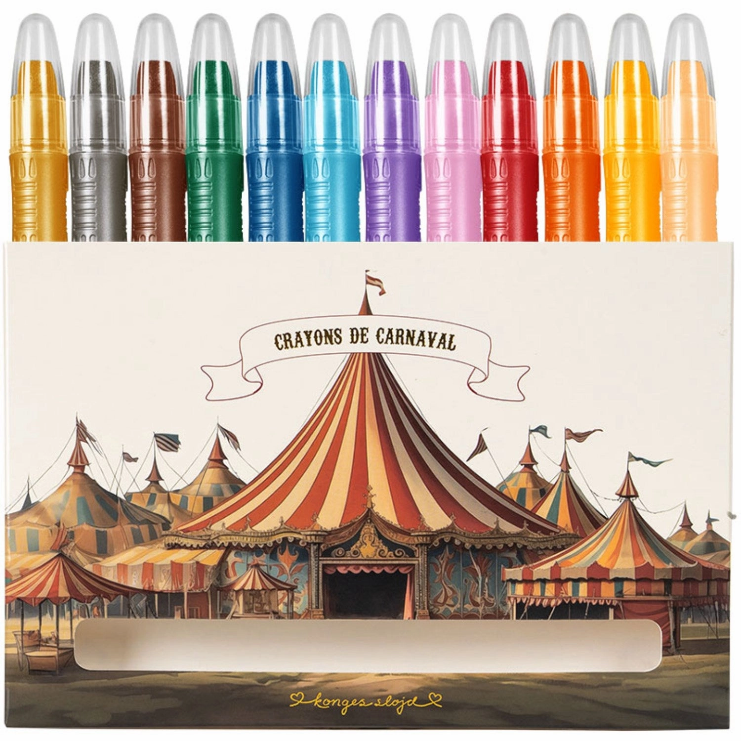 Konges Sljd Multi Gel Crayons & Drawing Pad Fsc
