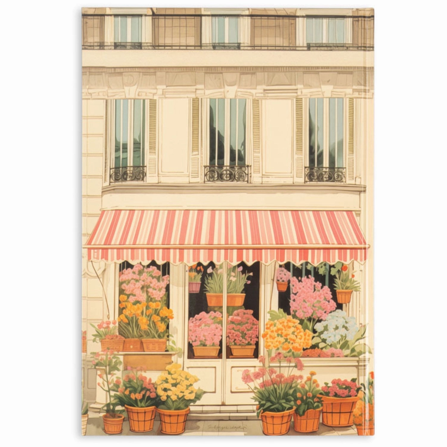 Konges Sljd Multi House Of Flowers Painting Book Fsc