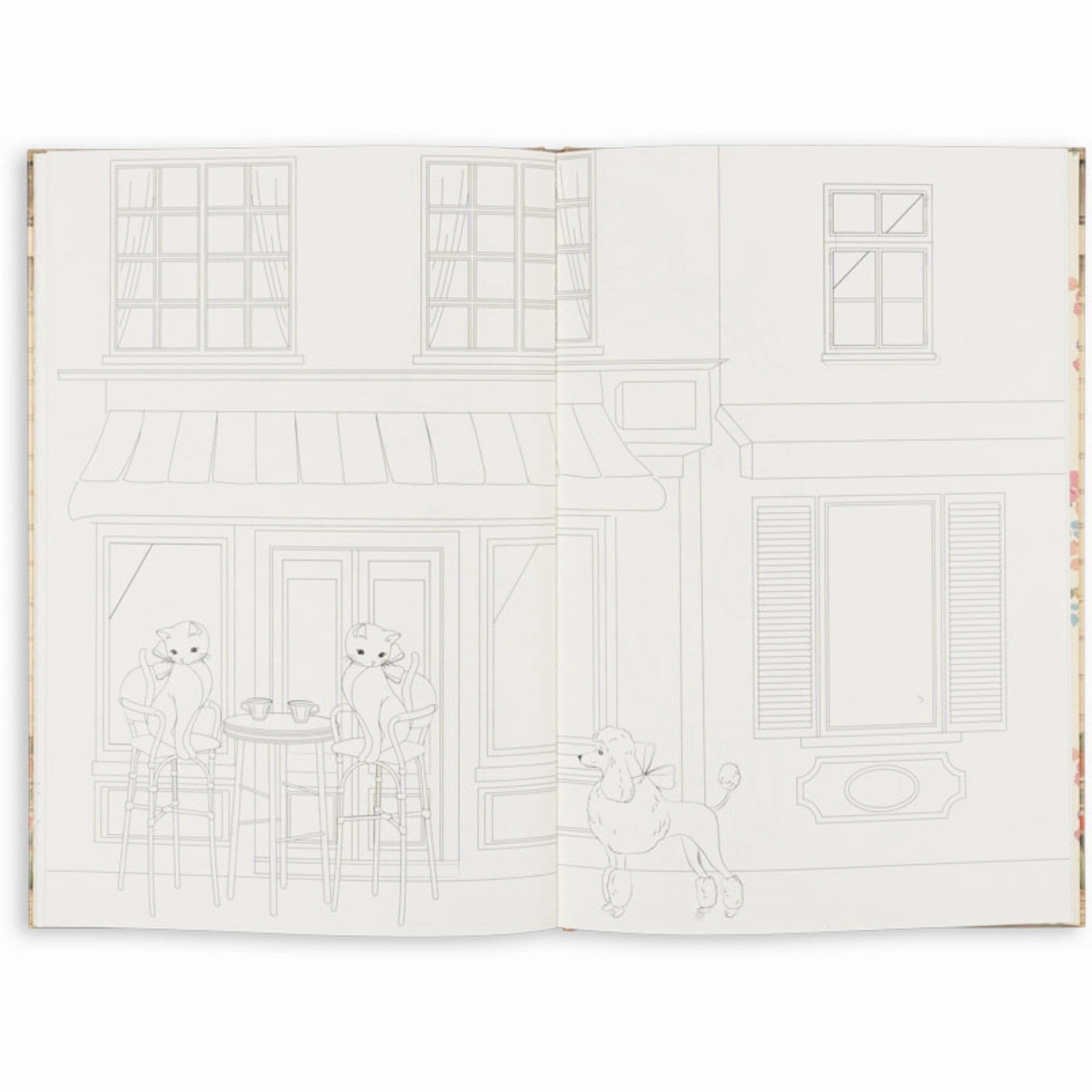Konges Sljd Multi House Of Flowers Painting Book Fsc