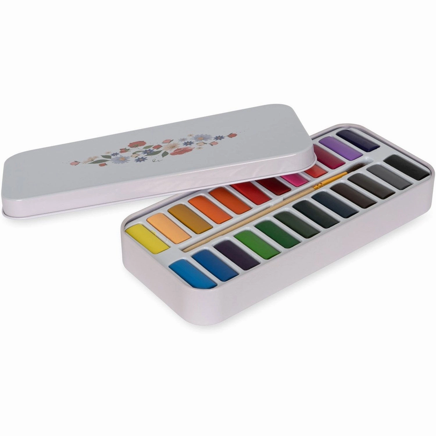 Konges Sljd Multi Mix Water Colors Tin Box