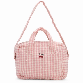 Konges Sljd Powder Pink Check Doll Bag