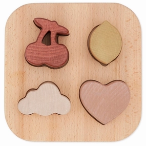 Konges Sljd Puzzle Heart Nature