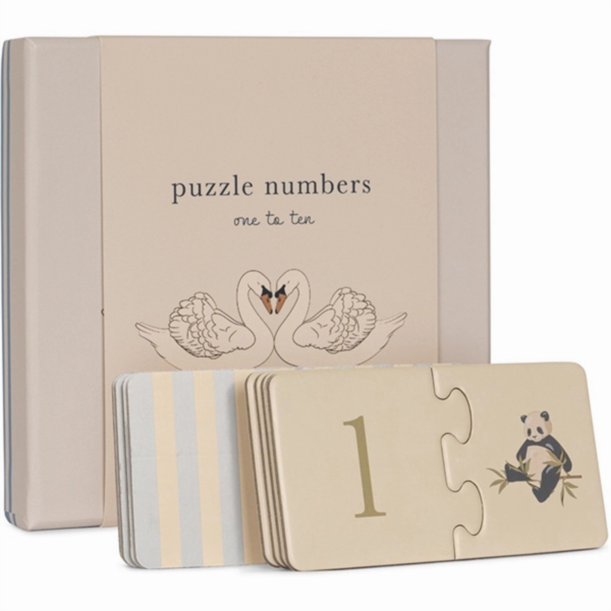 Konges Sljd Puzzle m. Tal Beige