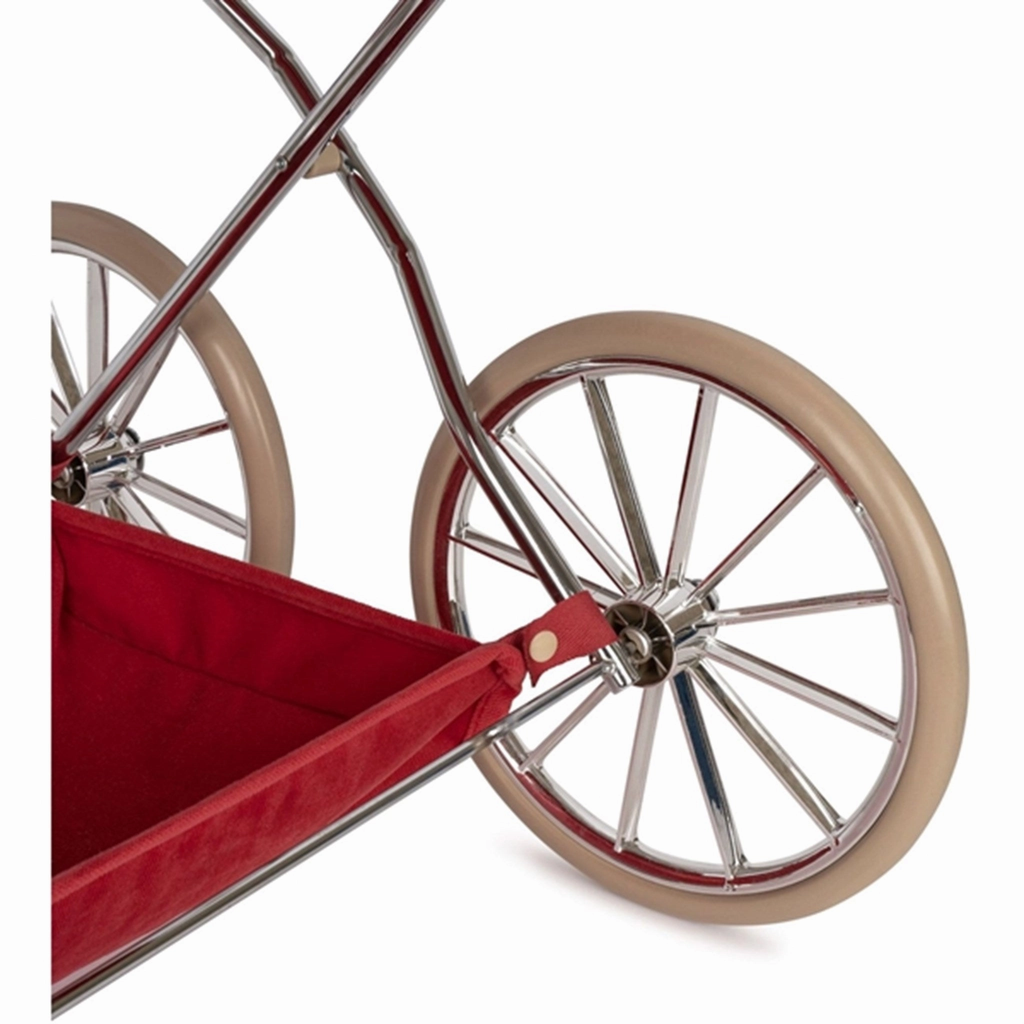 Konges Sljd Red Doll Pram Corduroy