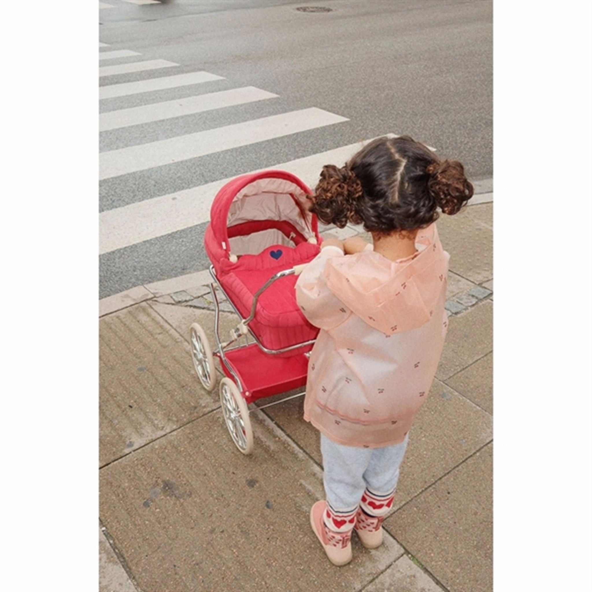 Konges Sljd Red Doll Pram Corduroy