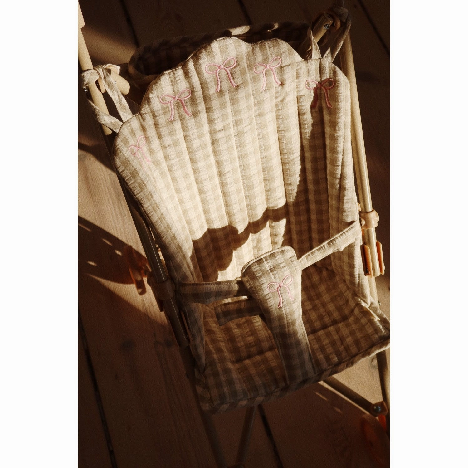 Konges Sljd Tea Check Doll Stroller