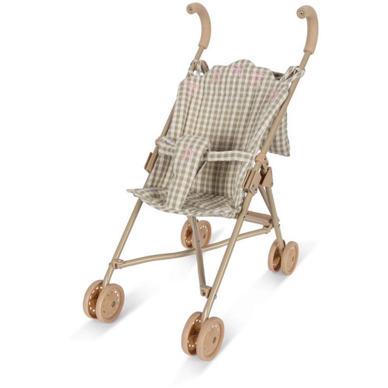 Konges Sljd Tea Check Doll Stroller
