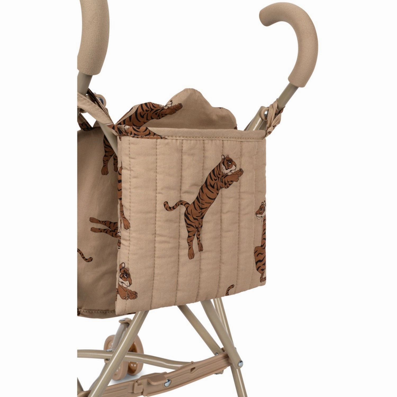 Konges Sljd Tiger Oxford Tan Doll Stroller