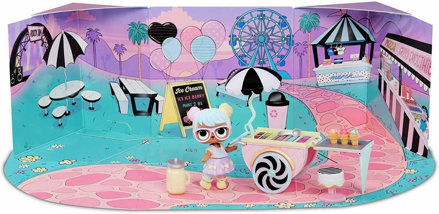 L.O.L. Surprise! 564911E7C Furniture Ice Cream Pop Bon & 10  Surprises