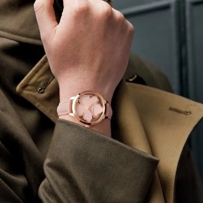 Ladies Lilabel Leather Pink Watch BKPLIF201