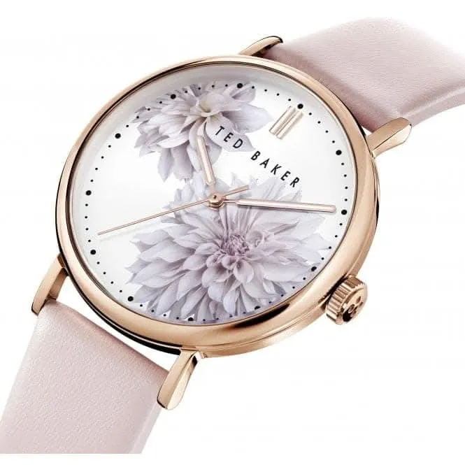 Ladies Phylipa Peonia Stainless Steel Rose Gold Tone Watch BKPPHF008