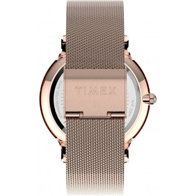 Ladies Transcend Rose Gold-Tone Watch TW2T73900