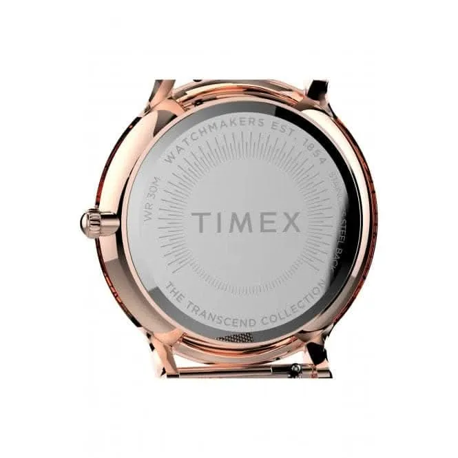 Ladies Transcend Rose Gold-Tone Watch TW2T73900