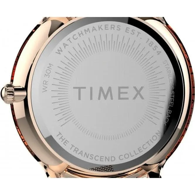 Ladies Transcend Rose Gold-Tone Watch TW2T73900