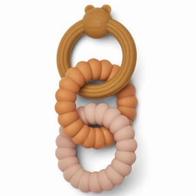 Liewood Gilbert Teether Mr Bear Almond Multi Mix