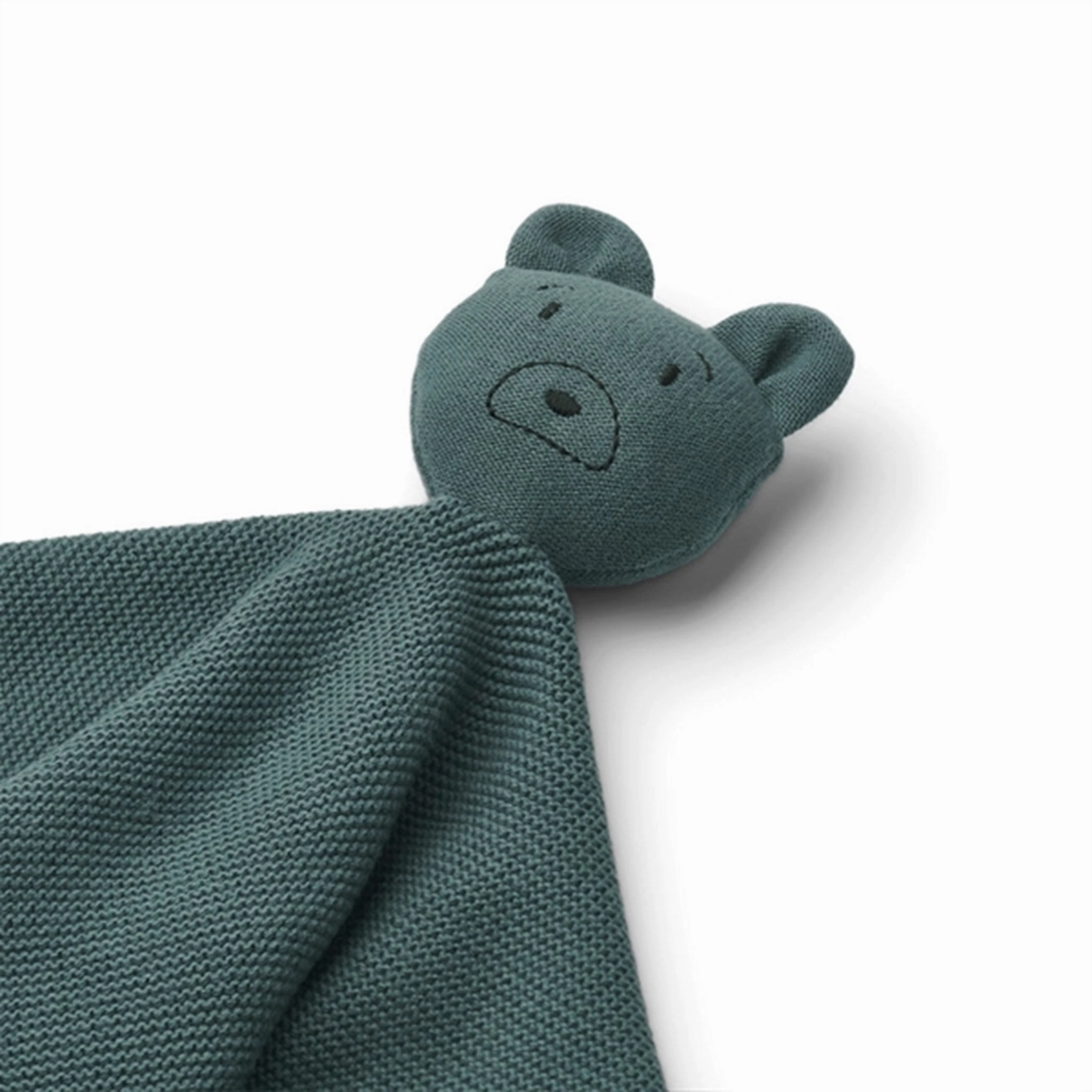 Liewood Milo Knit Cuddle Cloth Mr Bear Whale Blue