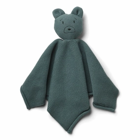 Liewood Milo Knit Cuddle Cloth Mr Bear Whale Blue