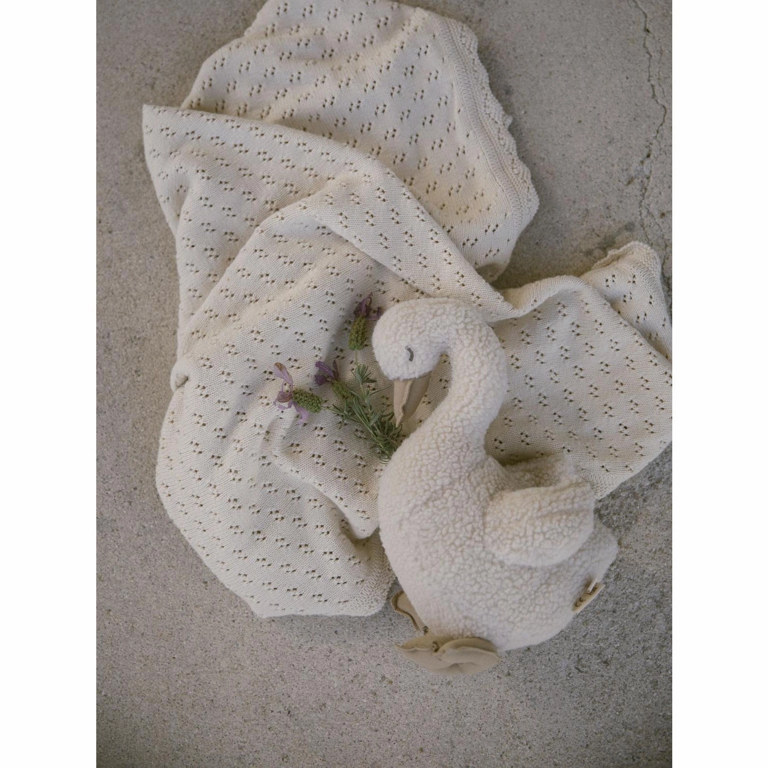 Lil'Atelier Turtledove Swan Nigo Din Sherpa Teddy Bear