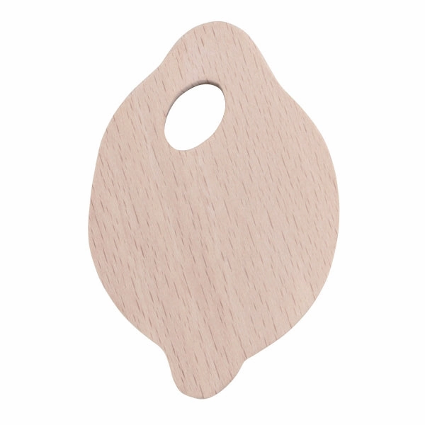 Little Crevette Wooden Teething Ring Limonade