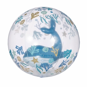 Little Dutch 3D Beach Ball - Ocean Dreams Blue