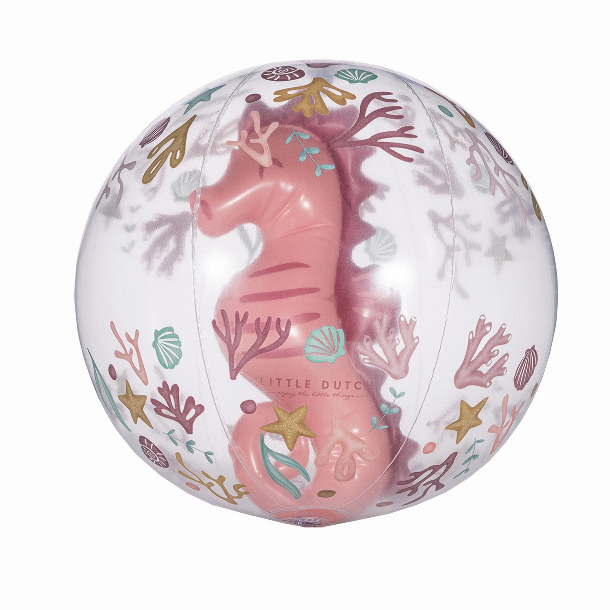 Little Dutch 3D Beach Ball - Ocean Dreams Pink