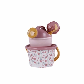 Little Dutch 5 Piece Flowers Beach Set - Pink