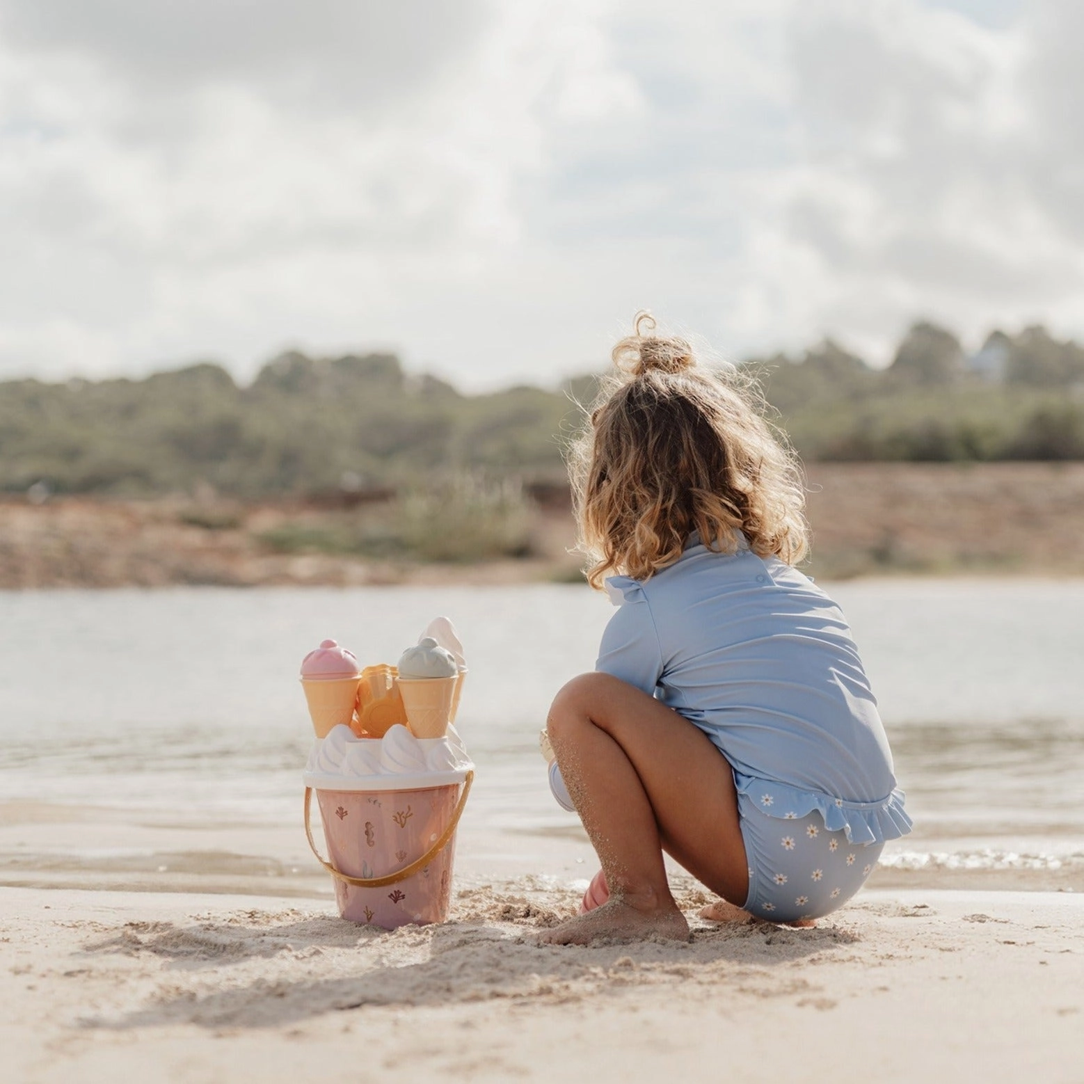 Little Dutch Ice Cream Bucket Set - Ocean Dreams Pink