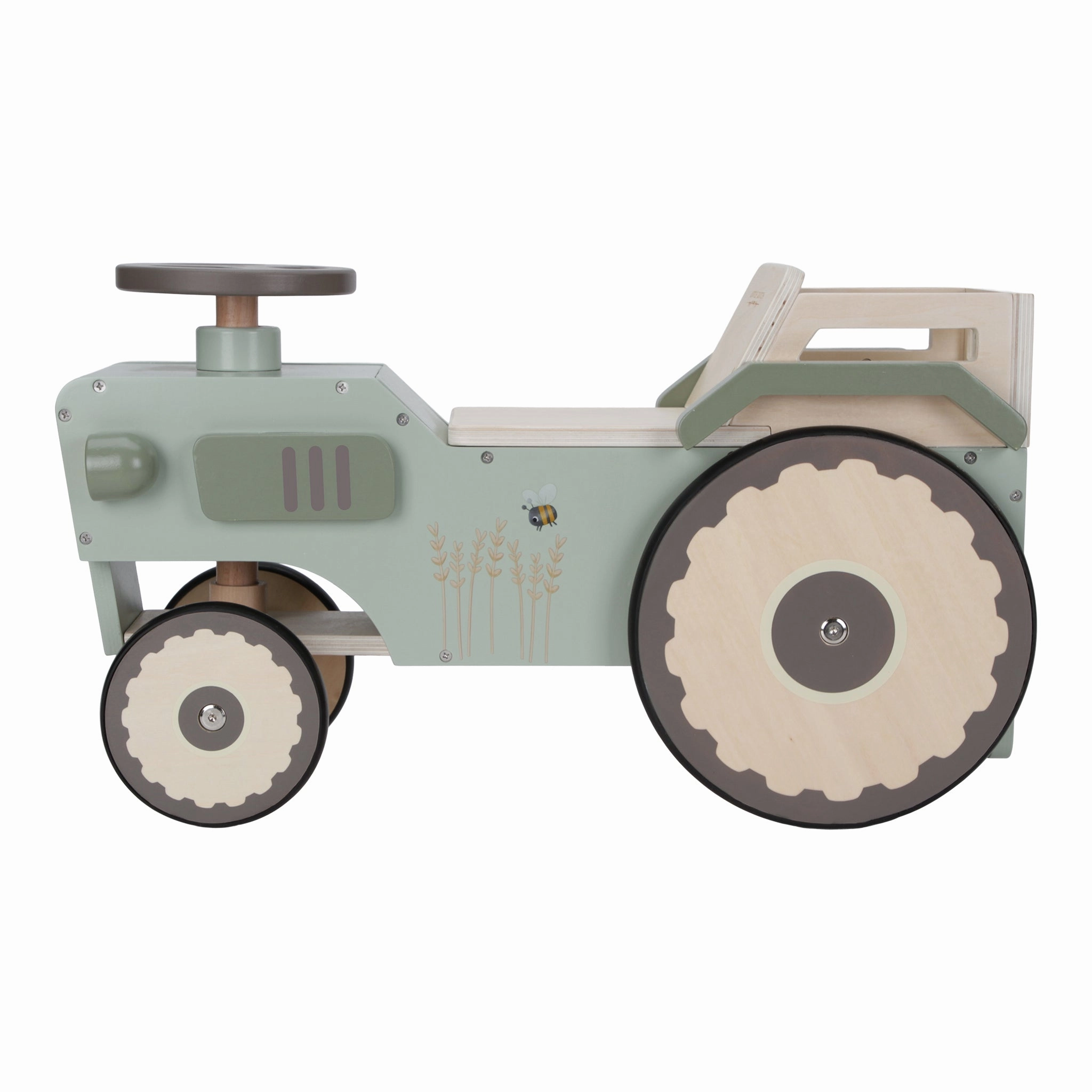 Little Dutch Wooden Ride On Tractor - Little Farm