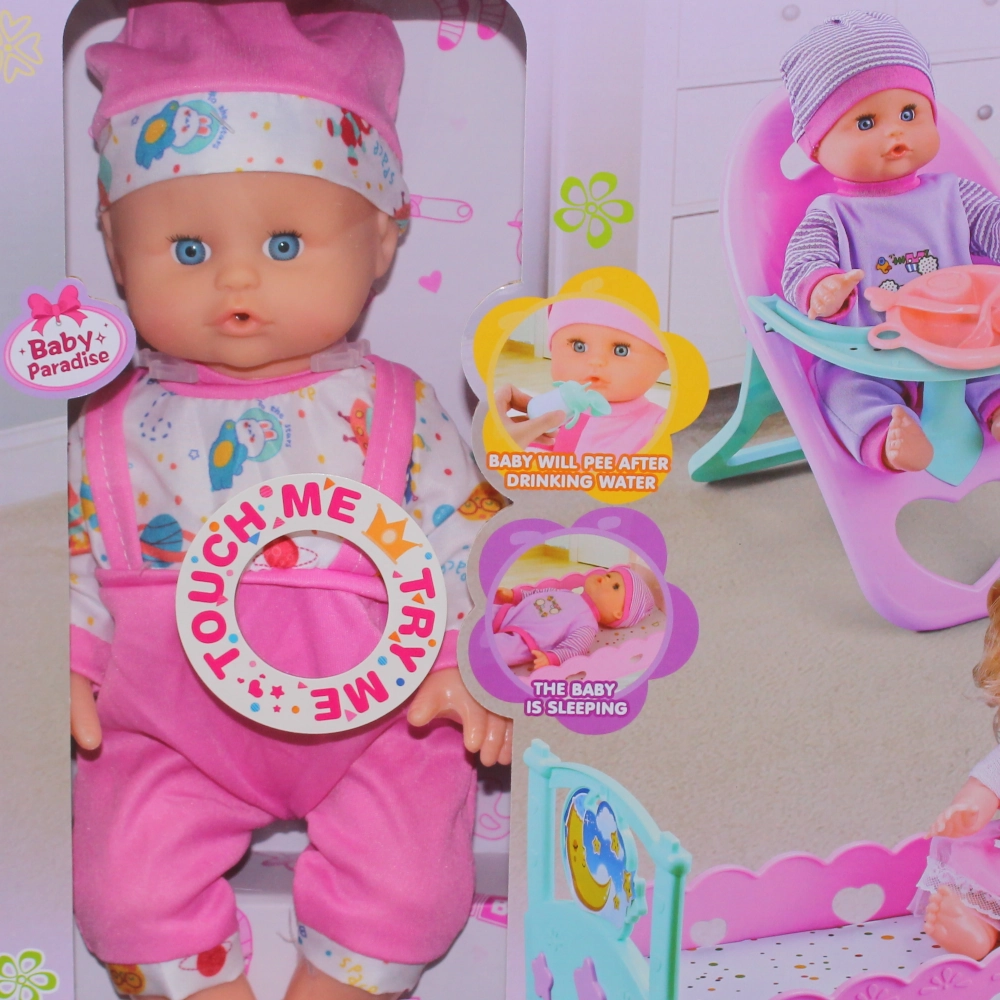 Lovely Deluxe Baby Doll Playset with Accessories  3-in-1 Set