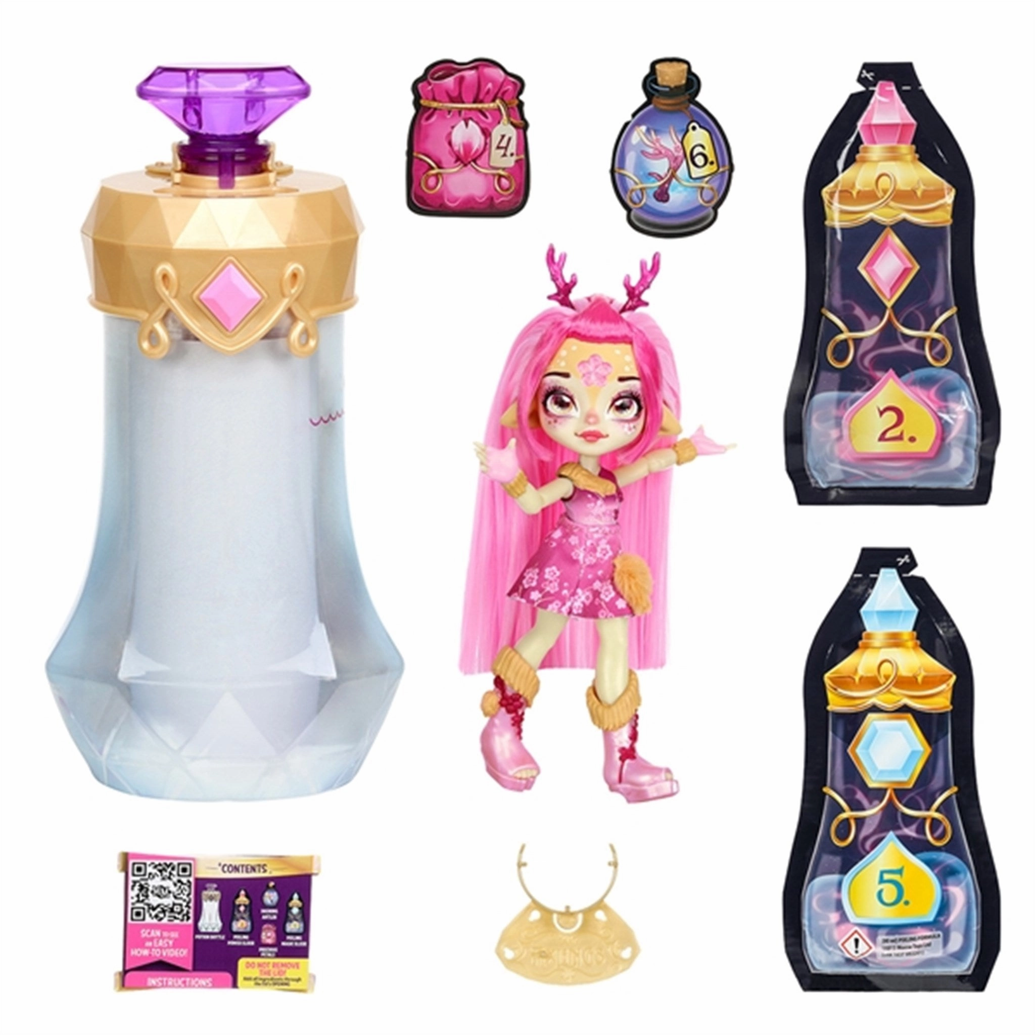 Magic Mixies Pixlings Deerlee Pink
