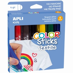 Magni Textile Paint Sticks 6 Colors
