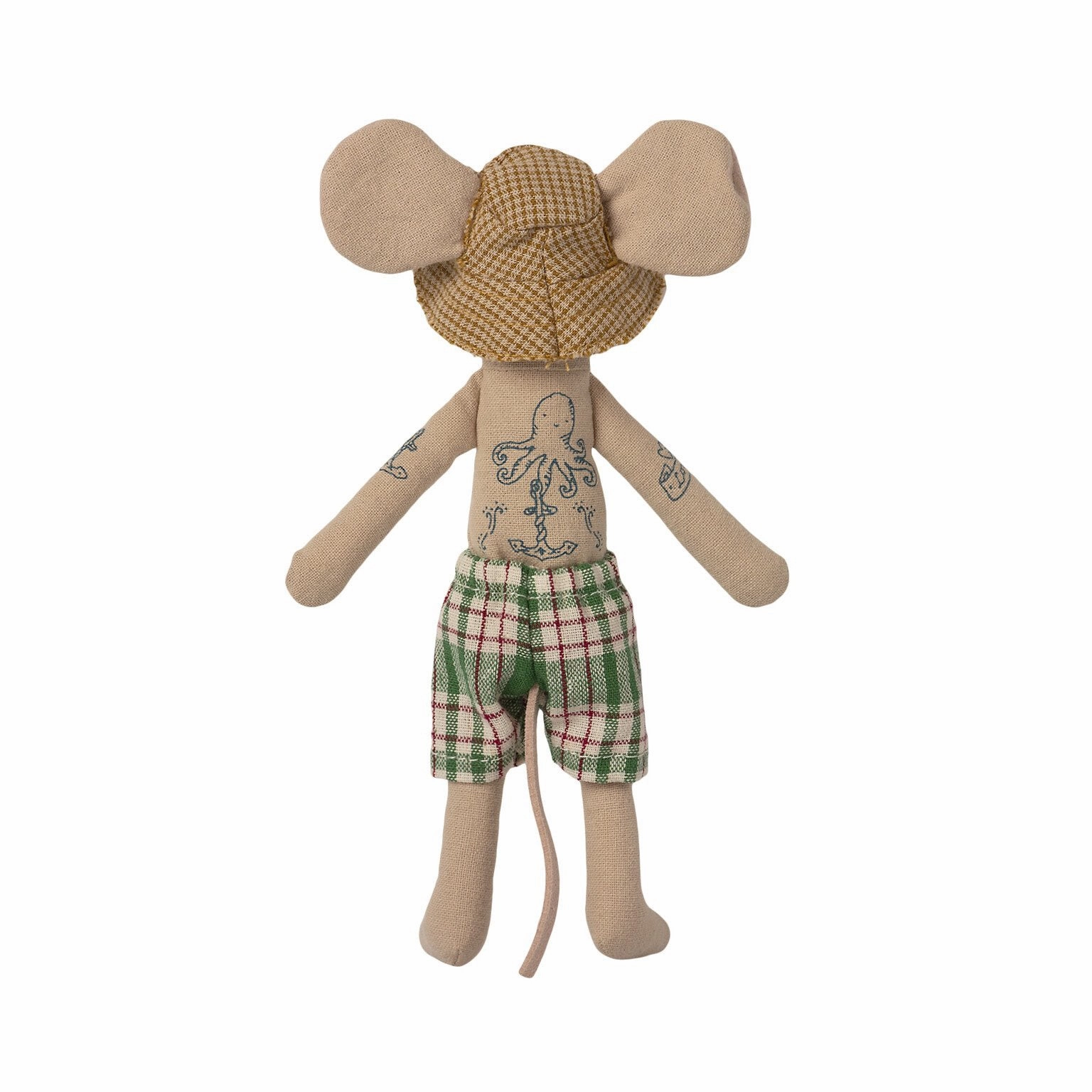 Maileg Beach Mice, Dad In Cabin De Plage