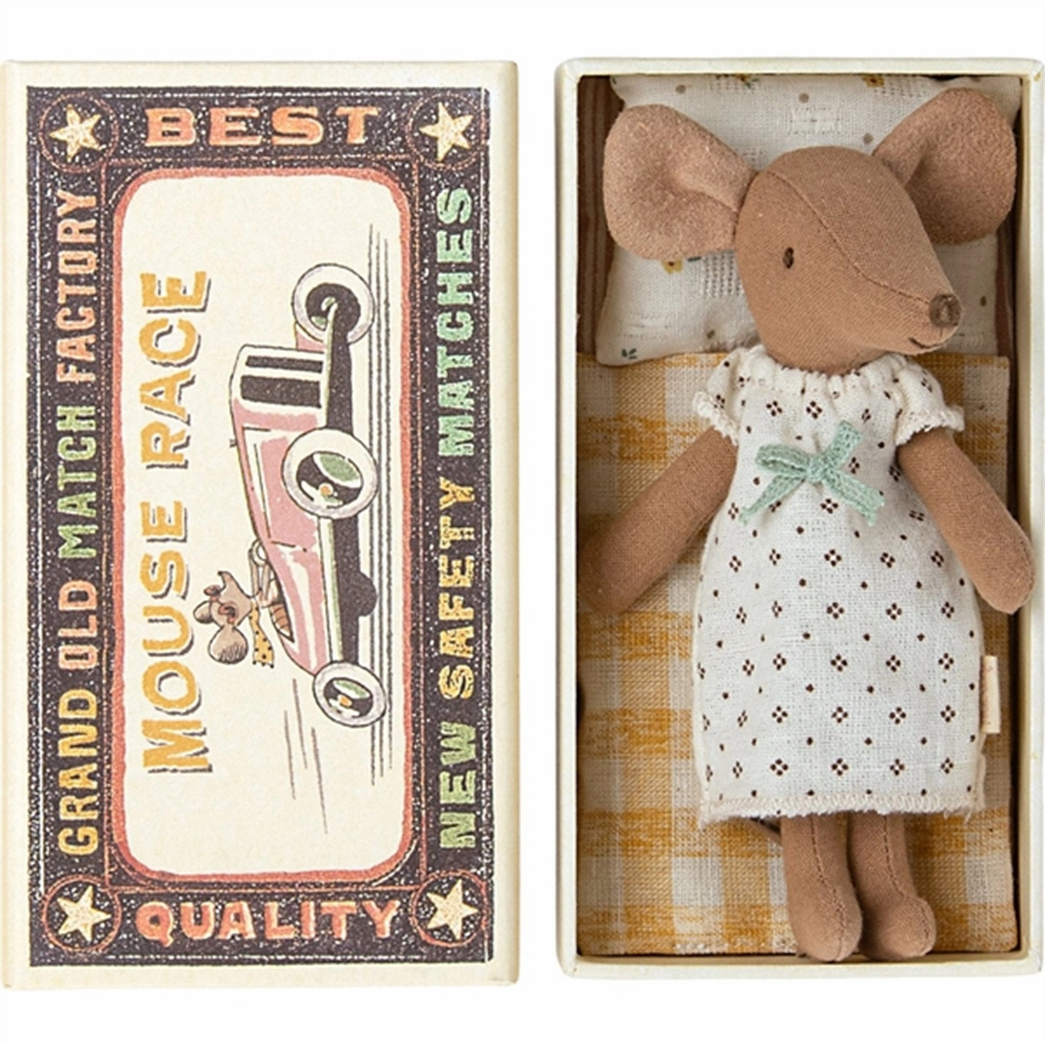 Maileg Big Sister Mouse in a Matchbox