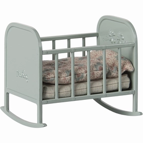 Maileg Cradle, My - Blue Mint