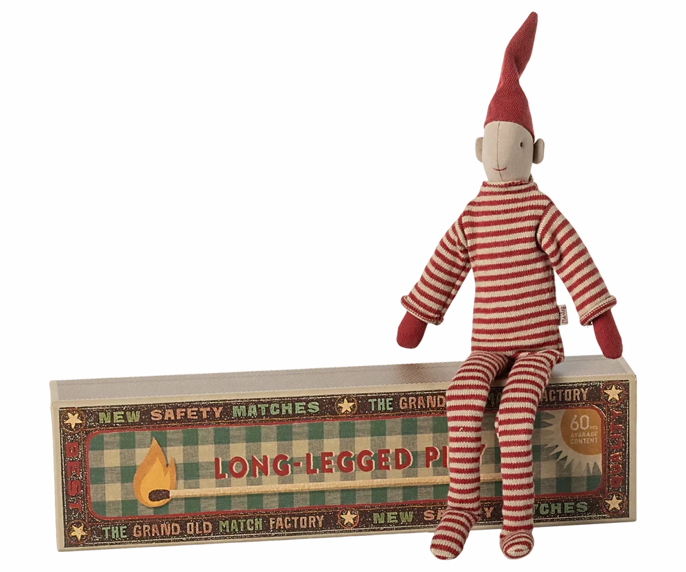 Maileg Long legged pixy in matchbox, Small